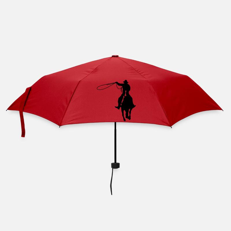 Cowboy - Regenschirm (klein) - Rot