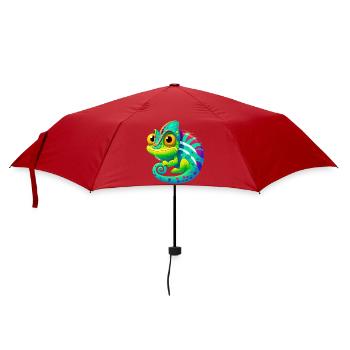 Caméléon - Parapluie standard - rouge - Devant