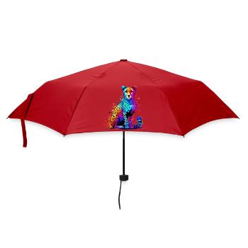 Gepard - Regenschirm (klein) - Rot - Vorne