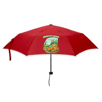 Shortcut Expert : humour rétro tout-terrain - Parapluie standard - rouge - Devant
