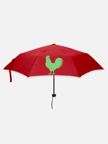hahn - Regenschirm (klein) - Rot
