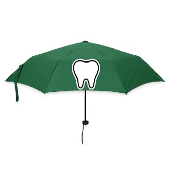 Symbole de la dent - Parapluie standard - vert bouteille - Devant