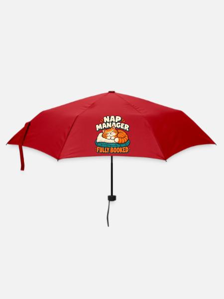 Nickerchen-Manager - Regenschirm (klein) - Rot