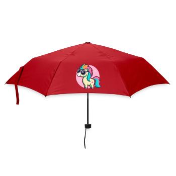 Rainbow Pony Glam Glasses - Umbrella (small) - red - Front