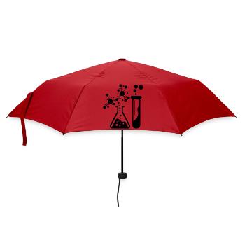 Chemie Wissenschaft Periodensystem Labor Science - Regenschirm (klein) - Rot - Vorne