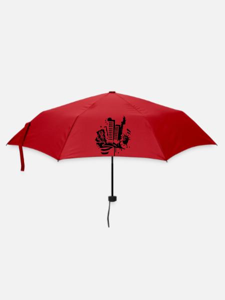A New-York City Design dans le style de graffiti - Parapluie standard - rouge
