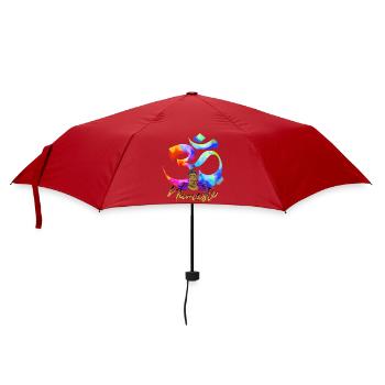 Namaste-Bogen-Iris-Buddha - Regenschirm (klein) - Rot - Vorne