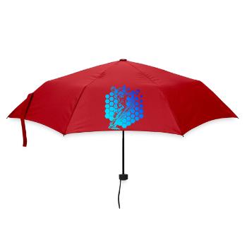 Handball Fokus pur fuer Frauen - Regenschirm (klein) - Rot - Vorne