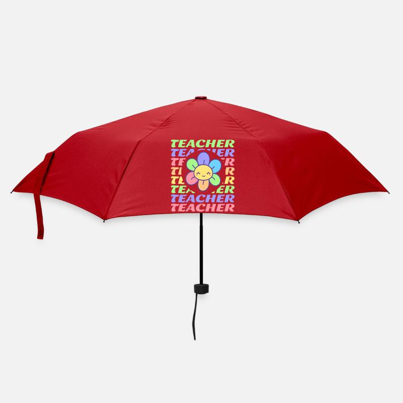 Lehrer Design - Regenschirm (klein) - Rot