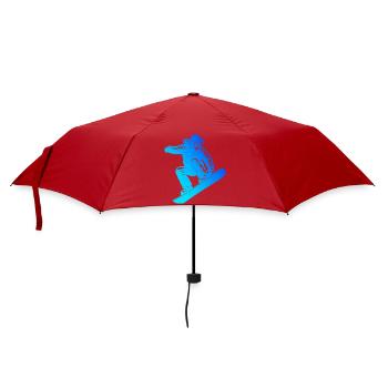 Short and clear snowboard - Umbrella (small) - red - Front