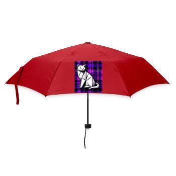 cat - Umbrella (small) - red - Front