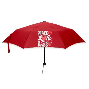 Funny Musician - Umbrella (small) - red - Front