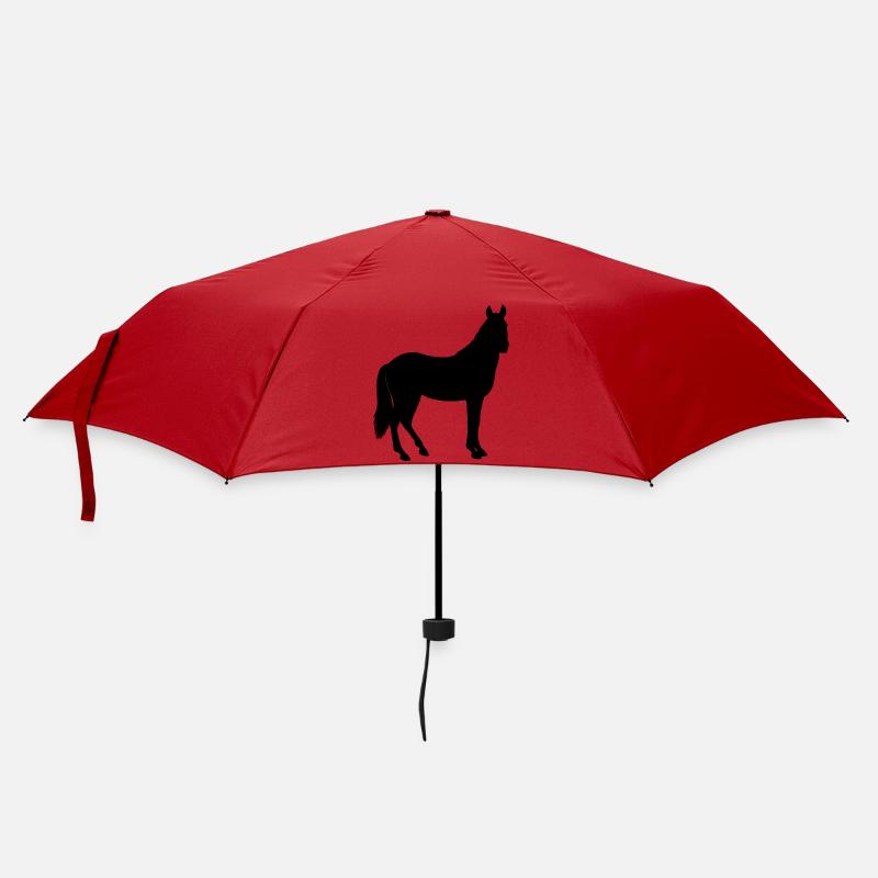 Cheval - Parapluie standard - rouge