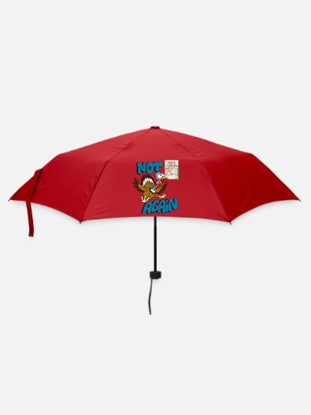 Danksagung - Regenschirm (klein) - Rot
