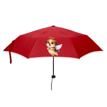 Mignon ange beagle avec des ailes amant des dessins animés - Parapluie standard - rouge - Devant