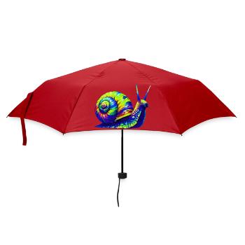 Escargot - Parapluie standard - rouge - Devant