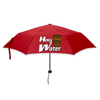 Tonneau de rhum à l’eau bénite - Parapluie standard - rouge - Devant