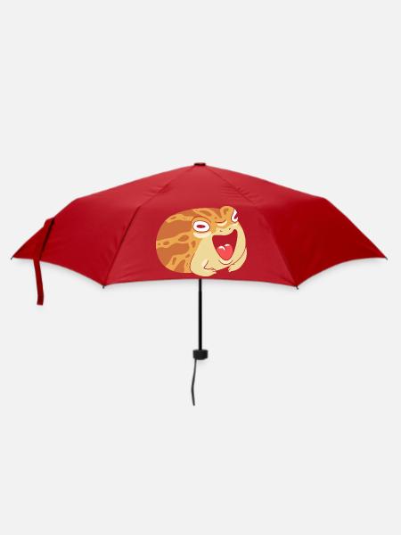 Frosch - Regenschirm (klein) - Rot