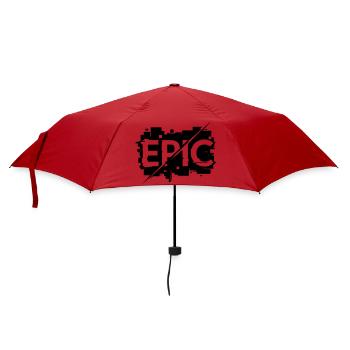 Epic - Krass gut - witzige Übertreibung  - Regenschirm (klein) - Rot - Vorne