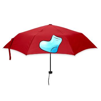 Blue Sock - Parapluie standard - rouge - Devant