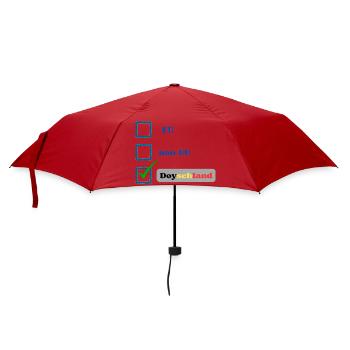 EU, non-EU oder Doyschland? - Regenschirm (klein) - Rot - Vorne