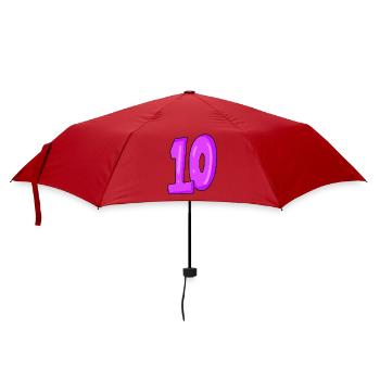 10 - Parapluie standard - rouge - Devant