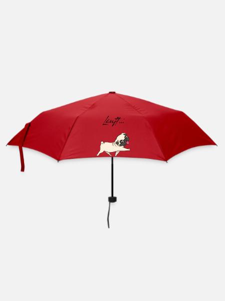 Läuft ... - Regenschirm (klein) - Rot
