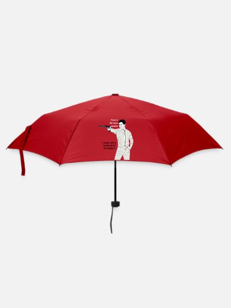 Klassische Inspirationsillustration - Regenschirm (klein) - Rot