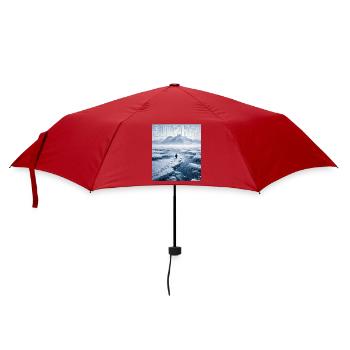 Mais pourquoi l’humour humoristique existentiel et triste du mème du Pingouin ? - Parapluie standard - rouge - Devant