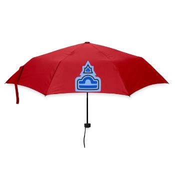 Zodiac Tribal Libra and Air - Umbrella (small) - red - Front