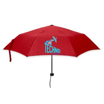 UFO Neon Techno Beam - Umbrella (small) - red - Front