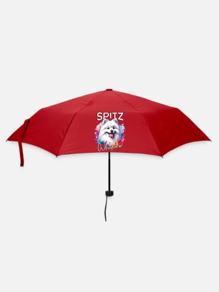 Spitz Flüsterer - Regenschirm (klein) - Rot