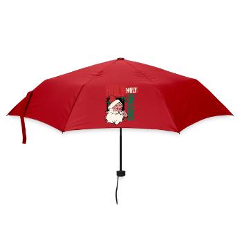 Holy Moly Christmas Santa - Regenschirm (klein) - Rot - Vorne