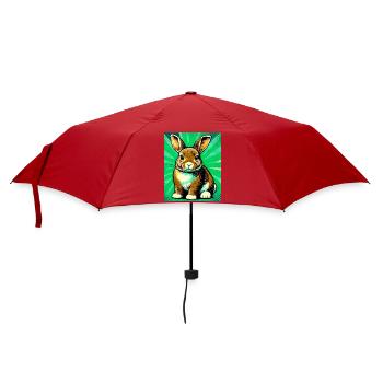 rabbit - Umbrella (small) - red - Front