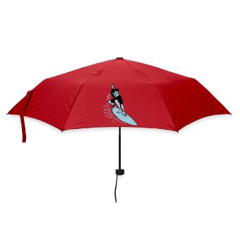 Surfer - Regenschirm (klein) - Rot - Vorne
