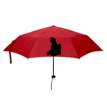 feuerwehr_1 - Umbrella (small) - red - Front