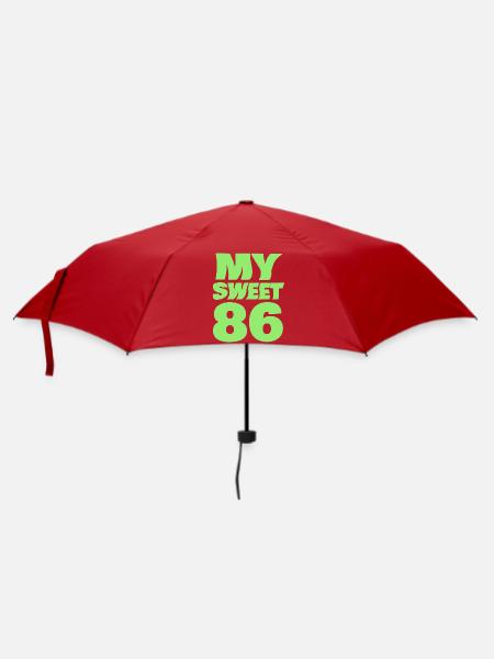 86 - Regenschirm (klein) - Rot