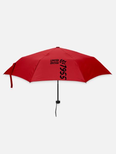 Limited Edition Est. 1955 - Regenschirm (klein) - Rot