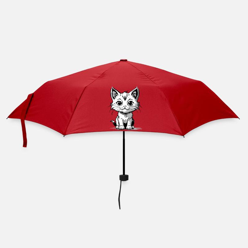 Kittycat - Regenschirm (klein) - Rot