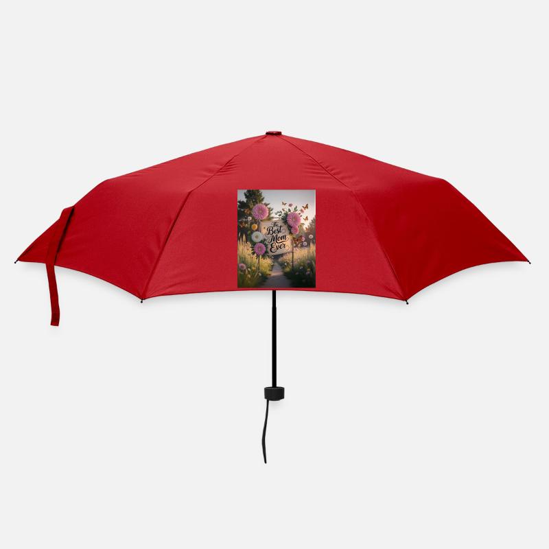 Beste Mama Ever Gartenzauber - Regenschirm (klein) - Rot