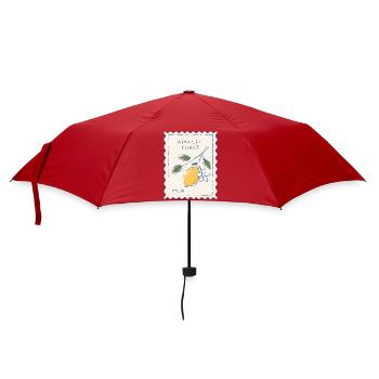 Amalfi Küstenzitronen Motiv - Regenschirm (klein) - Rot - Vorne