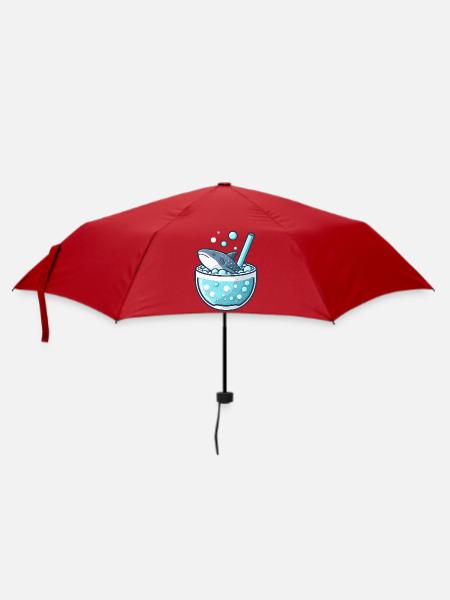 WalHai im Bubble Tea Becher - Regenschirm (klein) - Rot