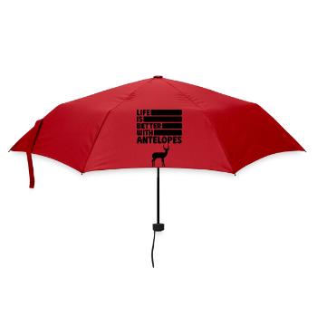 Antelope Humor Saying - Umbrella (small) - red - Front