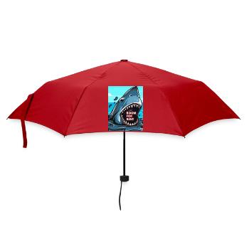 Shark Shark Shark funny saying comic - Chambre à louer - Parapluie standard - rouge - Devant