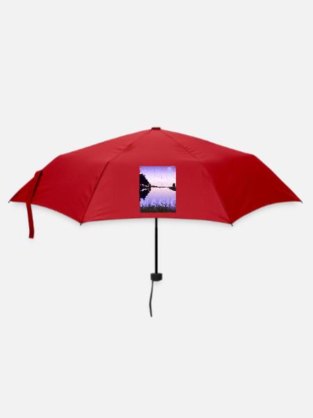MAGIC | Bild Nachtstimmung - Regenschirm (klein) - Rot