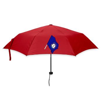 Kentucky Flagge - Regenschirm (klein) - Rot - Vorne