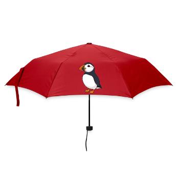 Papageientaucher Puffin - Umbrella (small) - red - Front