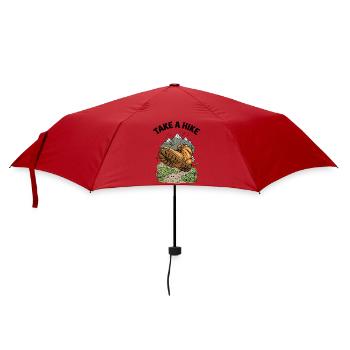 Mountains - Take a Hike - Umbrella (small) - red - Front