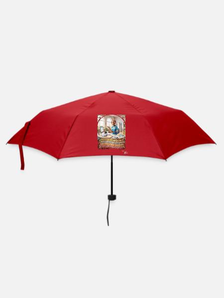 Heuschrecke JOGUE MFA Praxis in 4 Sprachen Pop Art - Regenschirm (klein) - Rot