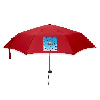Endlich geschafft Abschlussjubel - Regenschirm (klein) - Rot - Vorne